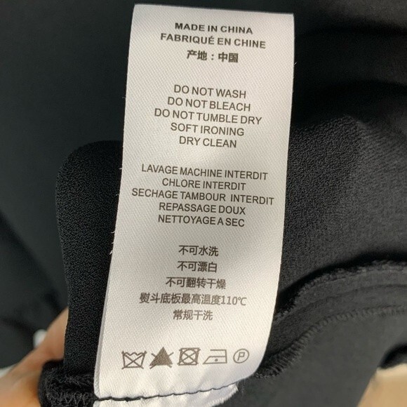 Iro women’s black sleeveless ruffle A-line size 40 US 8 - Picture 9 of 10